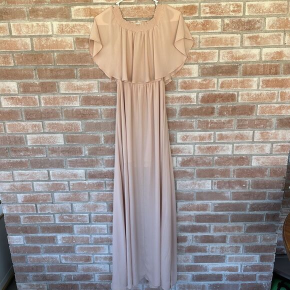 Show Me Your Mumu Hacienda Maxi Dress Small Blush Pink Small - Picture 5 of 8